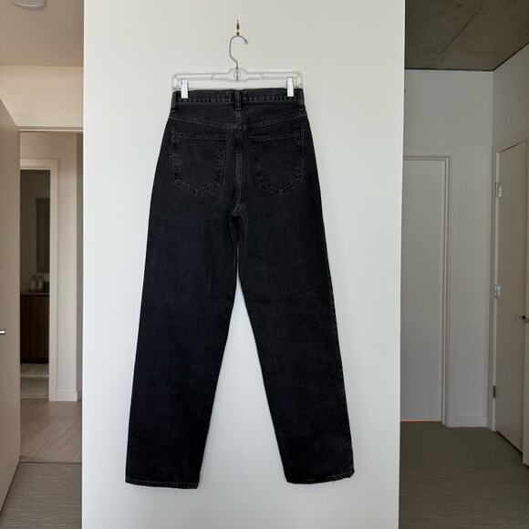 AGOLDE Black Criss Cross Jeans Size 24 - Picture 3 of 3